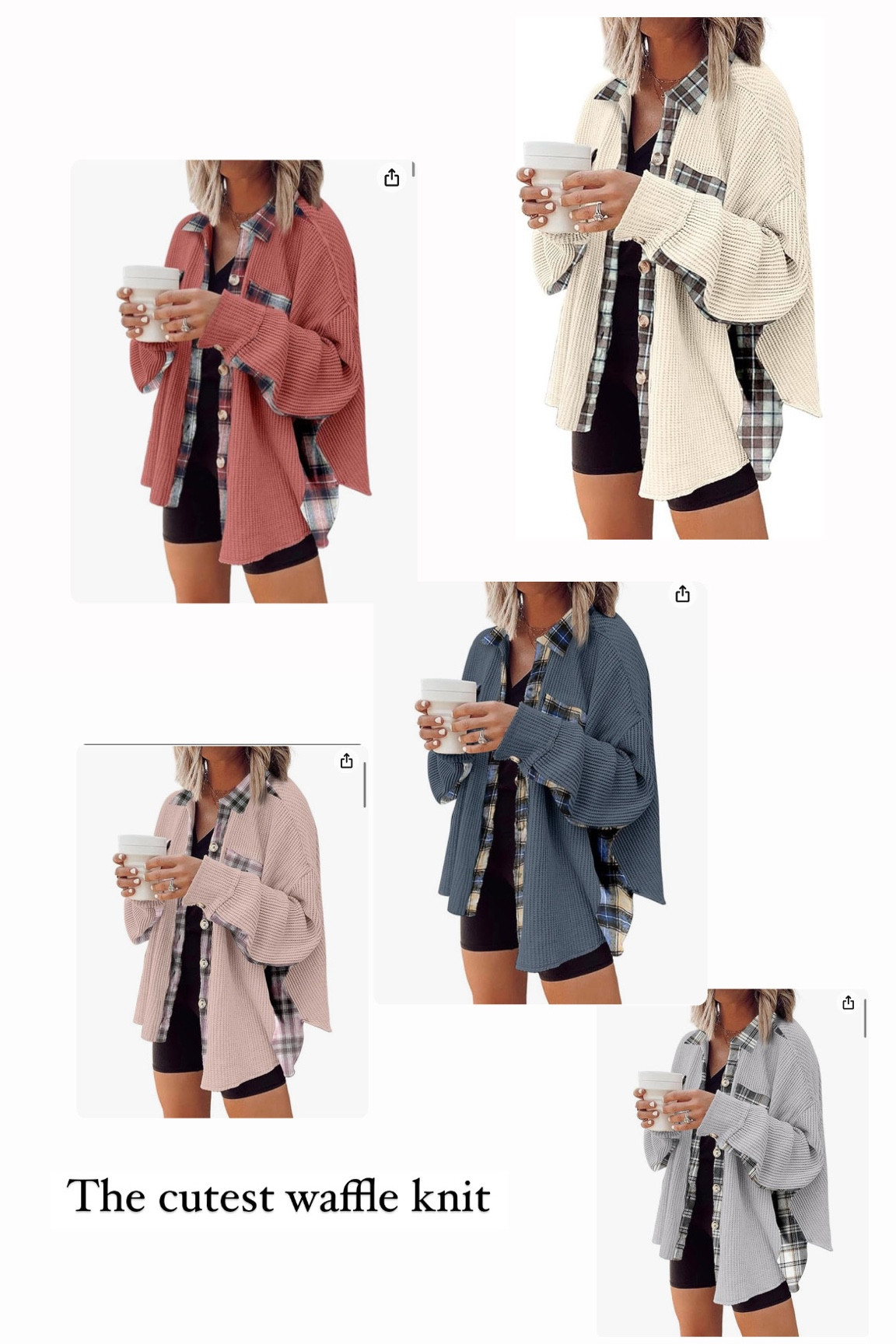 The cutest Amazon waffle knit for layering!! 

#LTKfindsunder50 #LTKSeasonal #LTKstyletip