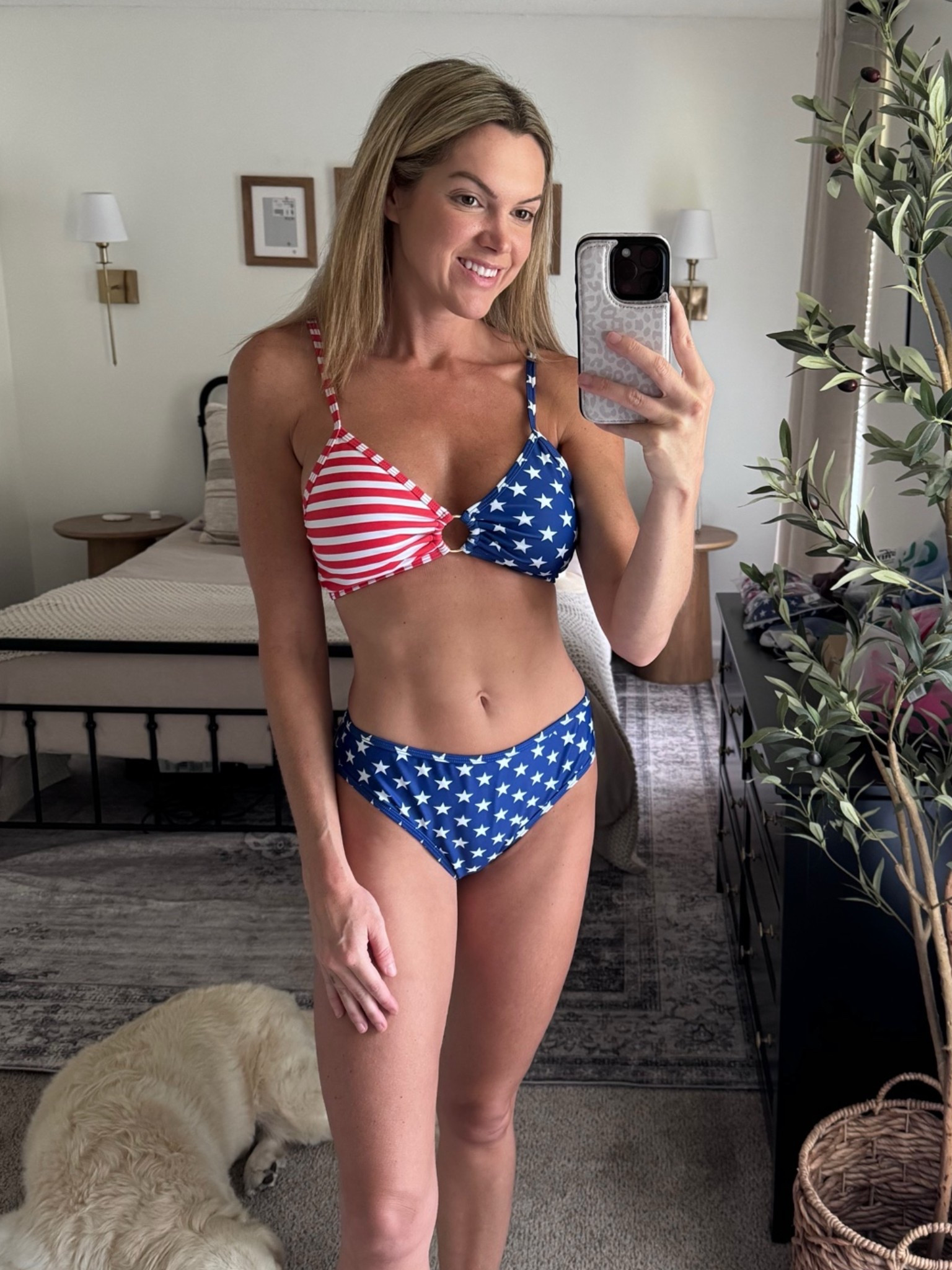 Red white and blue swimsuits, bikini, American flag, 4th of July, Memorial Day, summer, vacation #ltkswim
