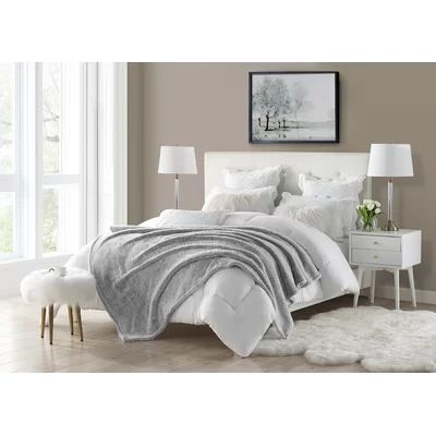 Cothran Soft Premium High Pile Super Plush Throw Wrought Studioâ¢ Color: Gray | Wayfair North America