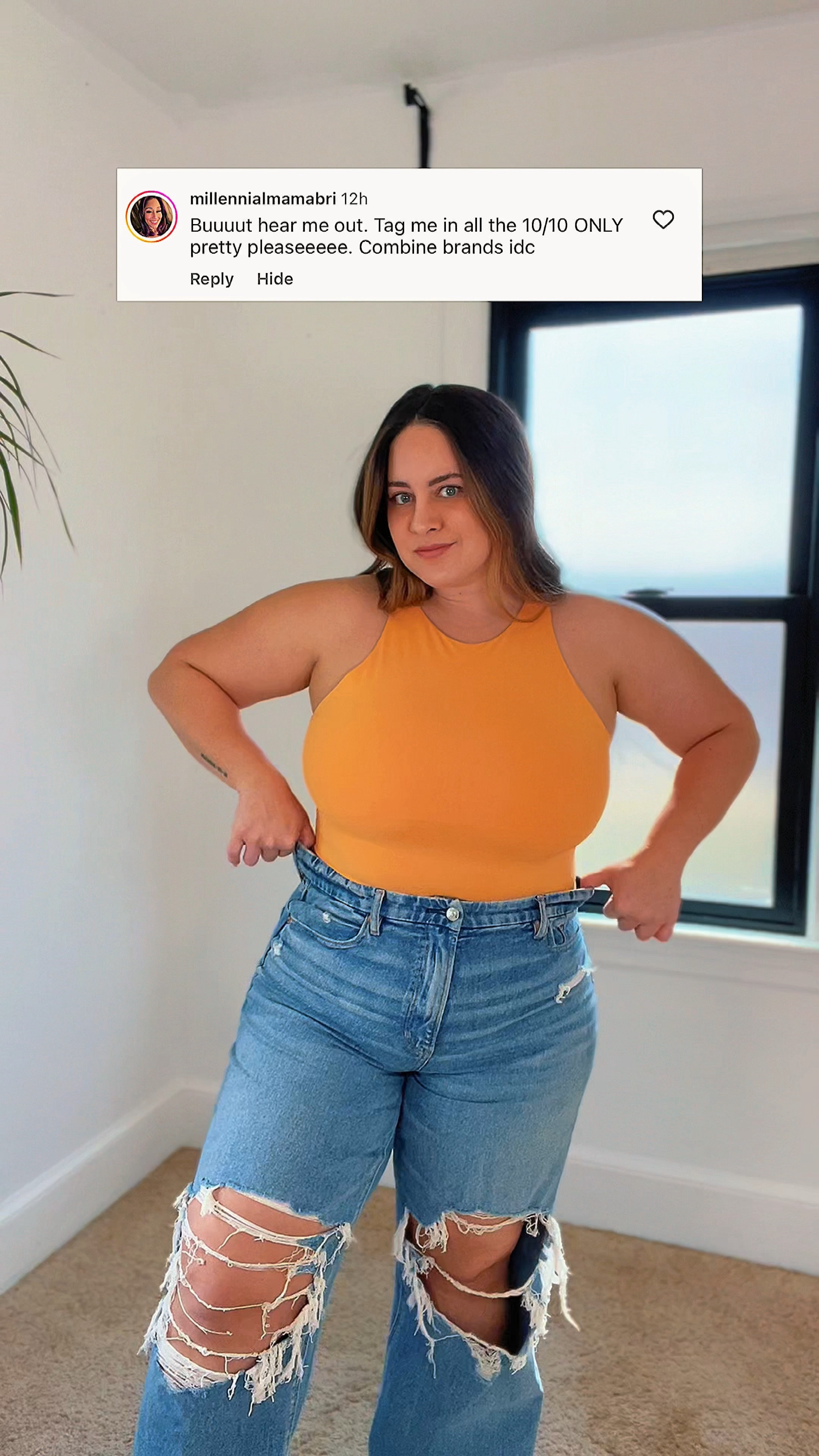 FAVORITE JEAN ROUND UP! 

I am 5’2” and I’m typically a size 14-16 😘 

PAIR 1: AE - these might just be my favorite jeans ever. The baggy/wide fit is so comfortable, the rise and fit on the waist is perfect, and the wash/distressing looks great with anything. These are available in “strigid” and “curvy” cuts.. I have tried and liked both, the curvy is just a bit more loose in the hips (my hips are 51”) I’m wearing them in a size 14 REG. I have linked BOTH below.

PAIR 2: AE Skinny Jegging- These are so stretchy and comfortable. Zero gap in the waist. I’ve had them for years and I’ll never give them up. I’m in a size 12 SHORT. 

PAIR 3: AE Strigid Mom Jean - these are a strigid fit, meaning they have more structure in the front for tummy control, but more stretch in the back for the booty. I love these so much I tried to order every wash, but unfortunately they aren’t all created equal. These are the blown out blue. I’m in a size 14 REGULAR. 

PAIR 4: AE CURVY 90s straight - again another pair that has ZERO waist gap and just enough stretch. But they still give luxury denim vibes in the wash and feel. Also in a 14 REGULAR 

PAIR 5: AE STRETCH CURVY CARGO- these are the only “stretchy” wide leg or cargo jeans that I have found and I LOVE them. So comfy. I’m in a size 16 SHORT, and may order the regular so I can wear them with heels 🤭 

PAIR 6 - A&F CURVE LOVE RELAXED FIT. These are one of my newer pairs but I already love them so much. They are a relaxed fit and do have a bit of gapping, but not a lot. I’m in a size 33/16 SHORT 

PAIR 7 - AE CURVY STRETCH MOM JEAN! The rise is great, they are comfy. Medium stretch. Only complaint I could have if I was being picky is they are a bit tight on my calves. But I have big calves lol. I’m in a size 16 SHORT. 

Follow for more midsize outfit ideas and reviews!

#LTKcurves #curvyjeans #jeans #americaneagle #AE #abercrombie #size14 #size16 #jeanreviews 

#LTKplussize #LTKmidsize #LTKstyletip