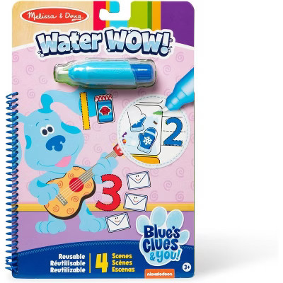 Melissa & Doug Blues Clues & You! Water Wow!! Counting Water Reveal Travel Book | Activity Pad | 3+ | Gift for Boy or Girl | Target