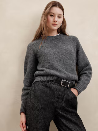 Boucle Pullover Sweater | Banana Republic Factory