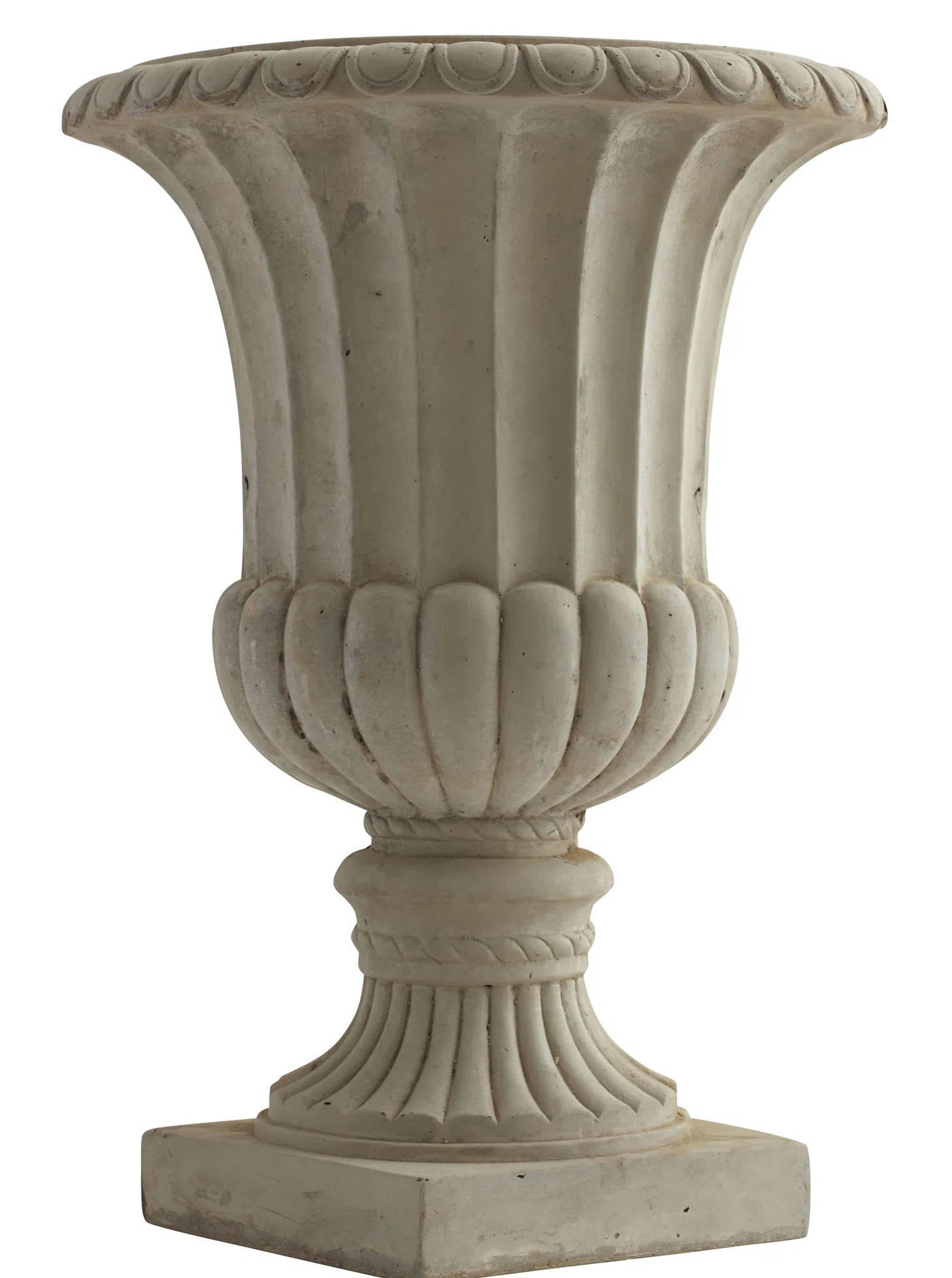 Nearly Natural Large Fiber Clay Urn Planter & Reviews | Perigold | Perigold