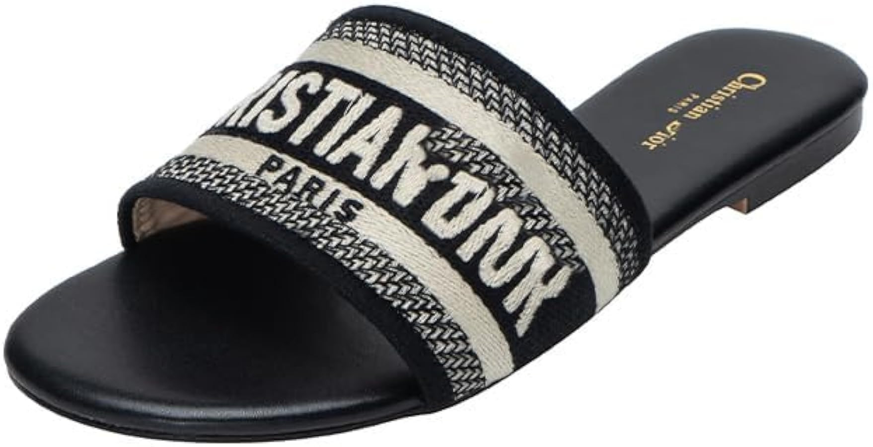 Dressy Comfortable Flat Sandals for Women 2025 Summer, Walking Beach Slides Vacation Shoes | Amazon (US)