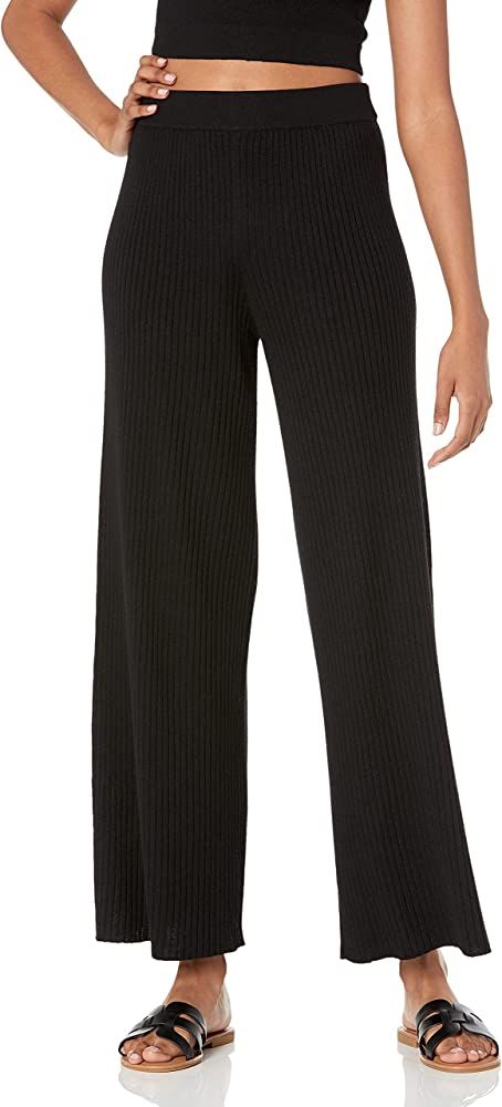 Amazon.com: The Drop Women's Catalina Pull-On Rib Sweater Pant, Black, XXS: Clothing | Amazon (US)