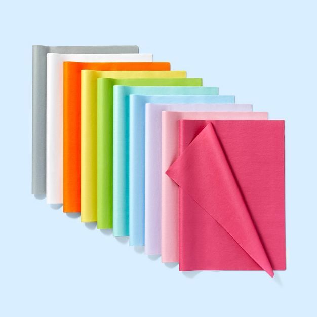 50ct Solid Pastel Colors Gift Wrap Tissue Paper - Spritz™ | Target