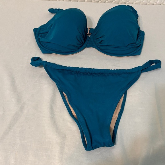 Shade & Shore Blue Bikini Set | Poshmark