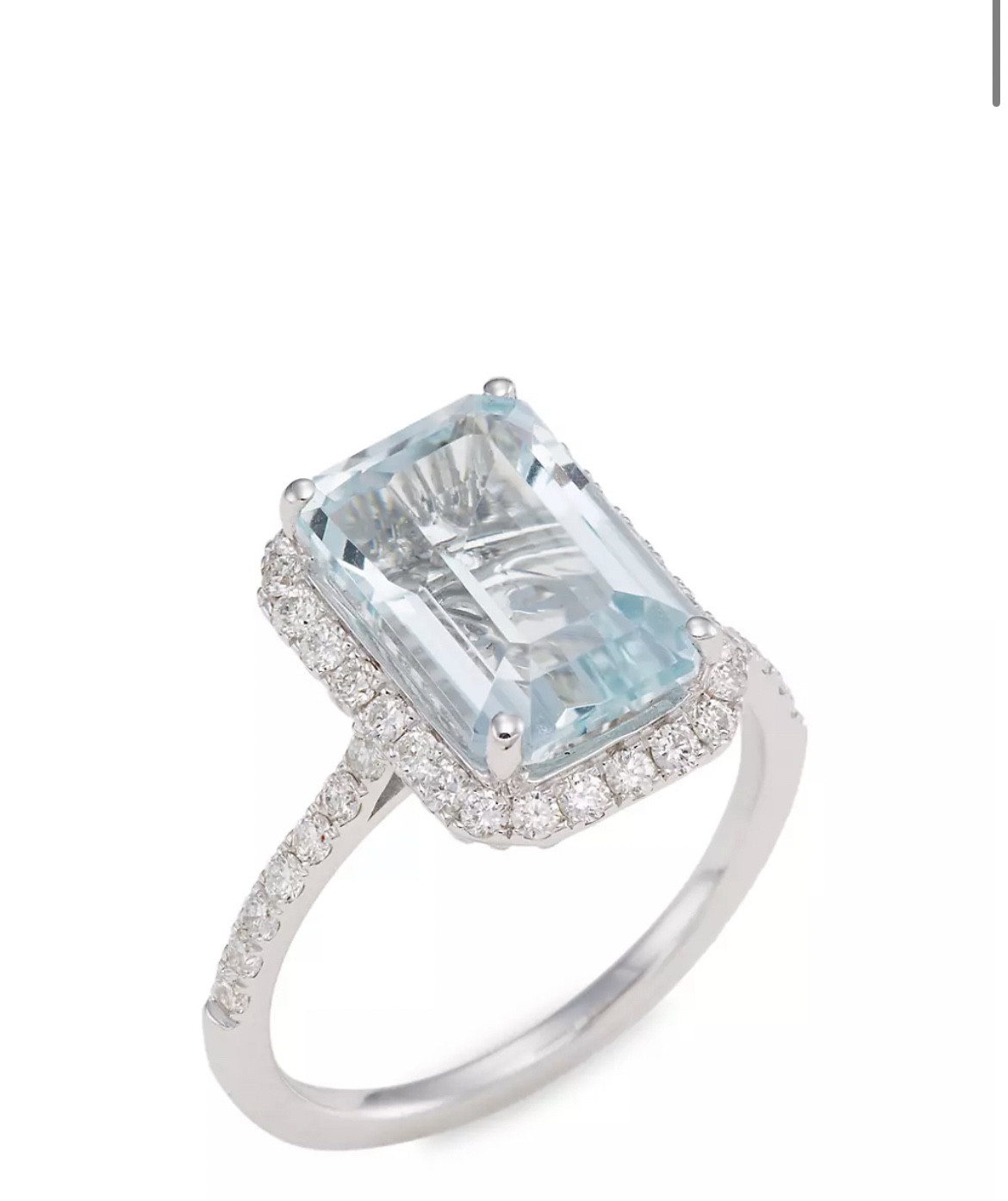 my rings! aquamarine emerald cut ring! David yurman blue ring!
