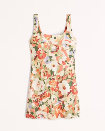 Satin Boy Tank Slip Mini Dress - Spring Dress - Abercrombie Dress | Abercrombie & Fitch (US)