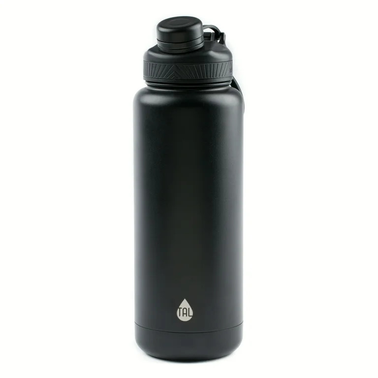 TAL Stainless Steel Ranger Water Bottle 40oz, Black | Walmart (US)