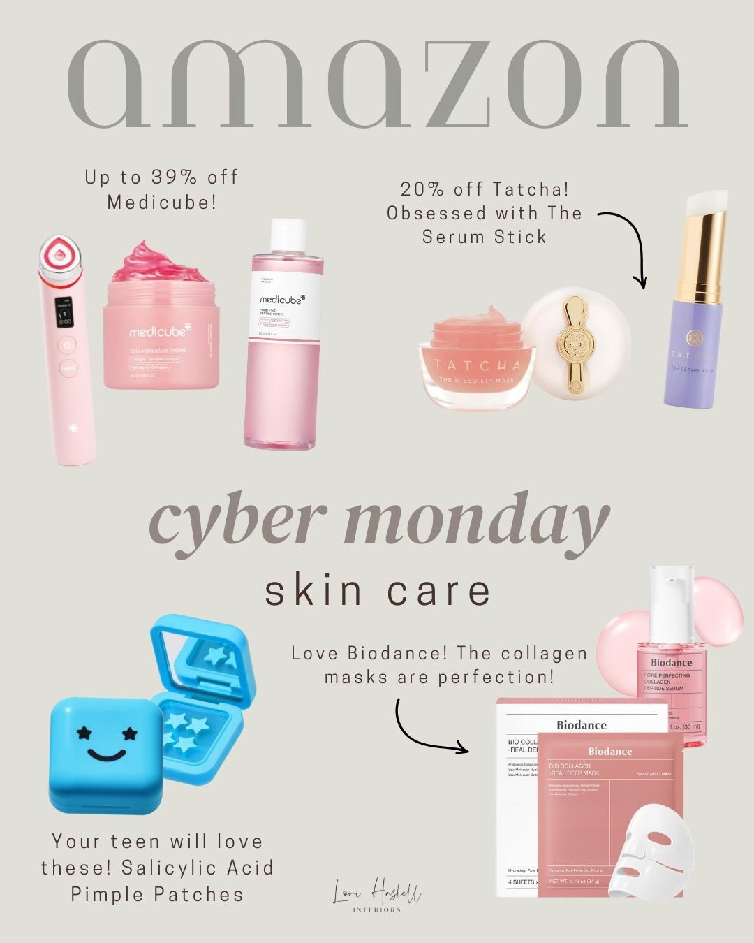Cyber Monday Deals on Amazon! Skin care on sale. Medicube. Tatcha. Collagen Masks.

#LTKBeauty #LTKCyberWeek #LTKGiftGuide
