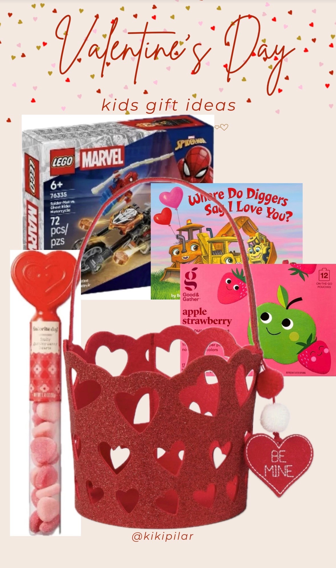 Valentines gift inspo you can pick up today ‼️
Last minute kids gifts for Vday
Valentines basket for kids
Valentine’s gift baskets inspo
Target valentines
Valentine’s Day basket for boys
Valentine’s toys for boys
Valentine’s snacks
Valentine’s candy
Kids valentines gift basket 
Boys Valentine’s gift basket
Lego toys for Valentine’s Day
Heart candy
Pink candy
Pink snacks for Valentine’s Day 
Toddler boy books
Valentines board books
Valentines books for boys
Boys Valentine’s book

#LTKBaby #LTKKids #LTKValentine
