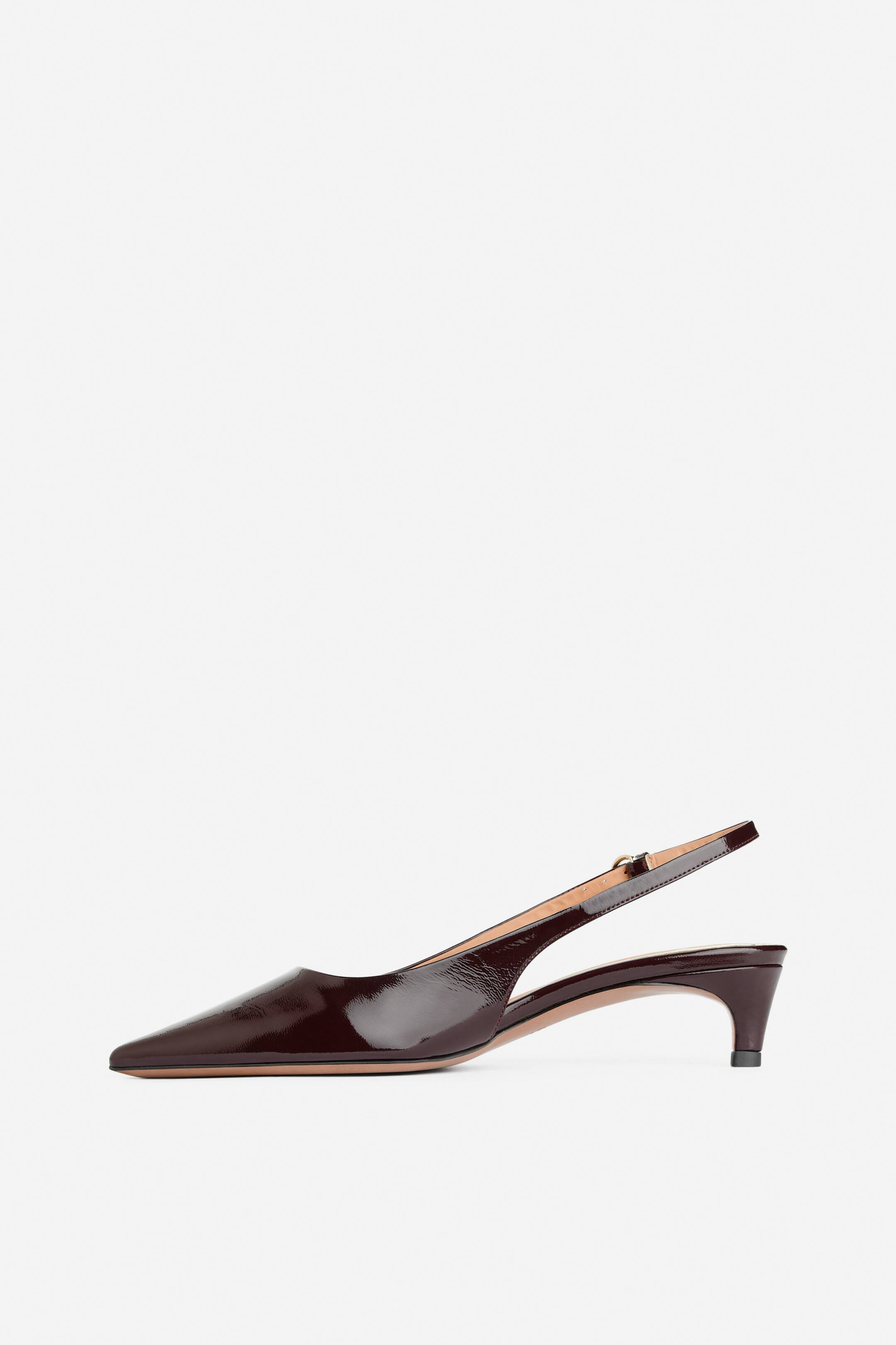 Slingback Leather Pumps | H&M (UK, MY, IN, SG, PH, TW, HK)