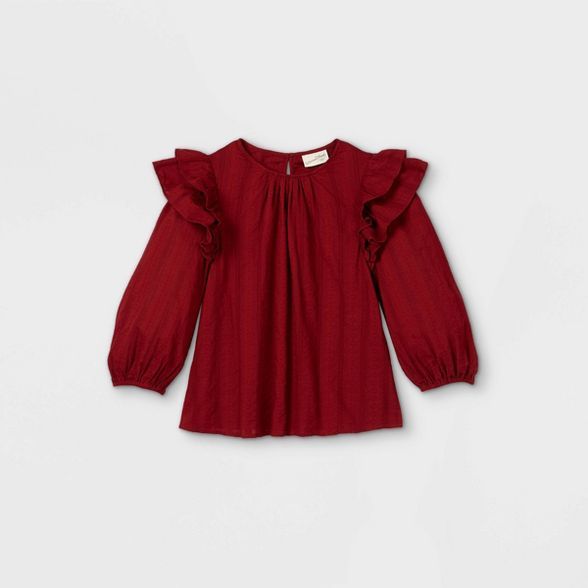 Women's Ruffle 3/4 Sleeve Blouse - Universal Thread™ | Target