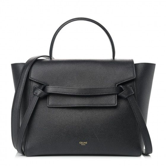 CELINE

Grained Calfskin Micro Belt Bag Black | Fashionphile