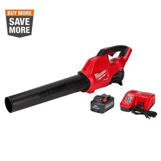 Milwaukee M18 FUEL 120 MPH 450 CFM 18V Lithium-Ion Brushless Cordless Handheld Blower Kit with 8.... | The Home Depot