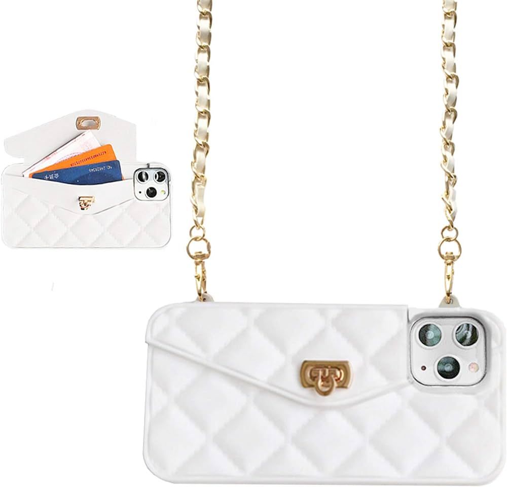 UnnFiko Wallet Case Compatible with iPhone 13 Pro Max, Cute Light Luxury Bag Design, Purse Flip C... | Amazon (US)