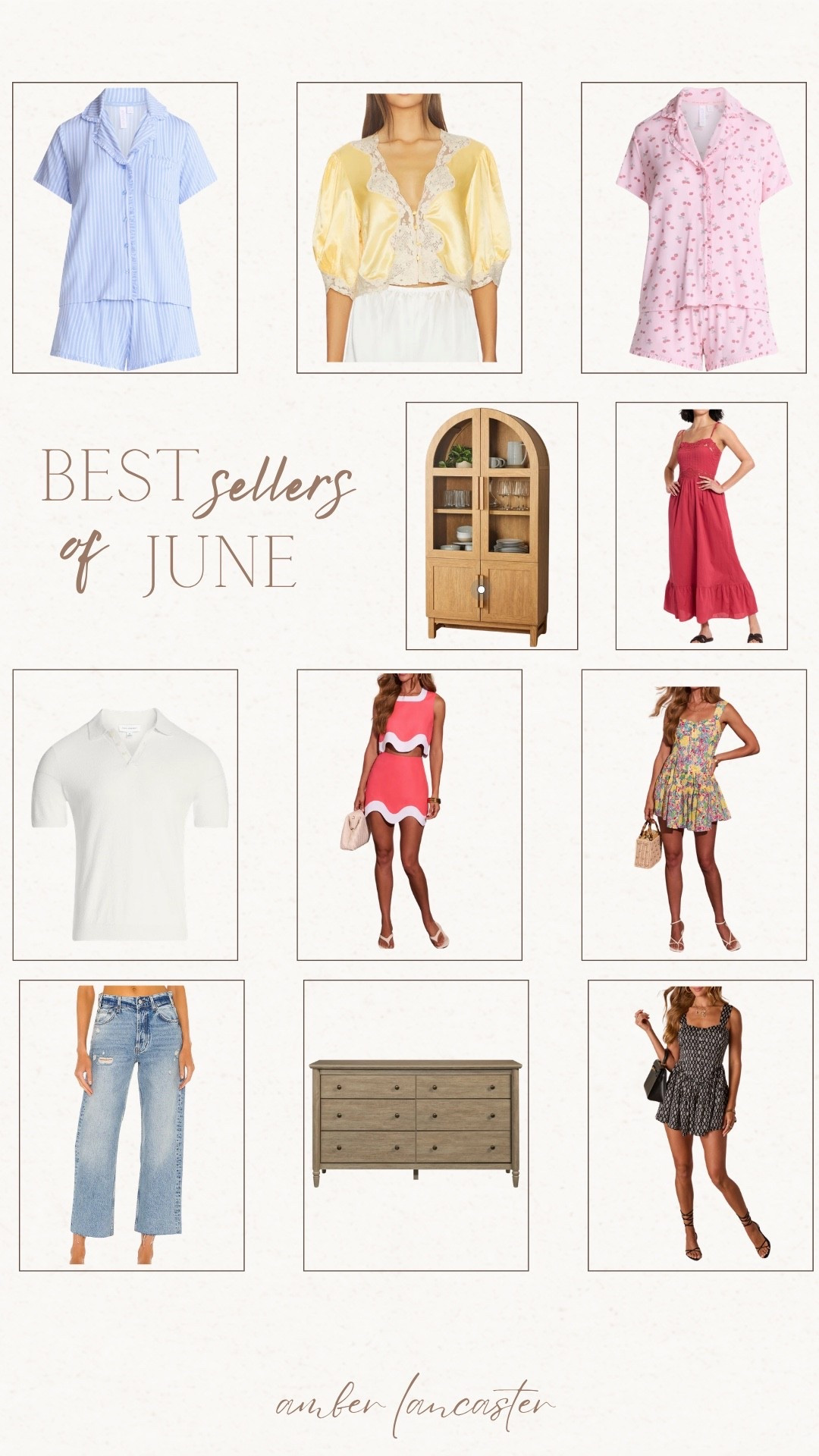 June best sellers ✨ |
best sellers, most loved, monthly favorites, most favorited this month, best sellers june, vici, vici dress, revolve, revolve top, lace top, dresses, dress, revolve jeans, revolve denim, target dress, walmart pajamas for women, anine bing jeans, my texas house furniture, walmart furniture, dresser, cabinet.