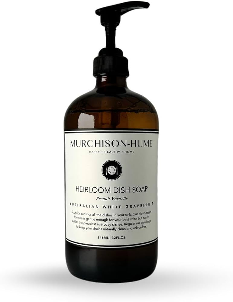 Murchison-Hume Heirloom Dish Soap, Made in Australia, Plant-Based, Non-Toxic, Biodegradable (Deco... | Amazon (US)