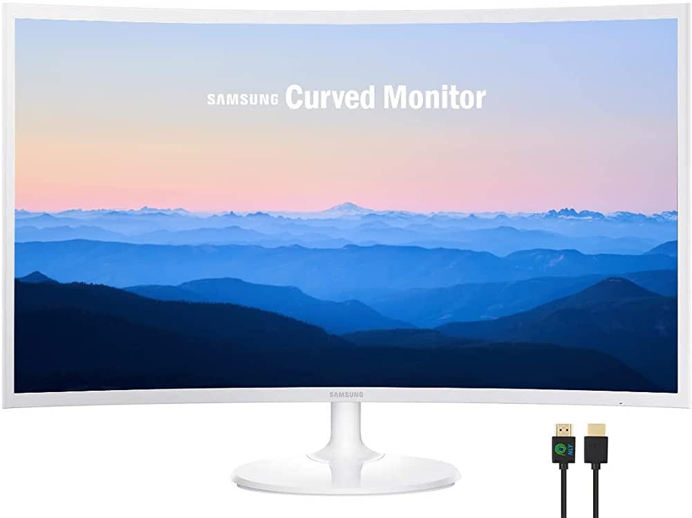 SAMSUNG 27” Curved 1080p Full HD Ultra Slim Computer Monitor, AMD FreeSync, HDMI, VGA, 4ms, VES... | Amazon (US)
