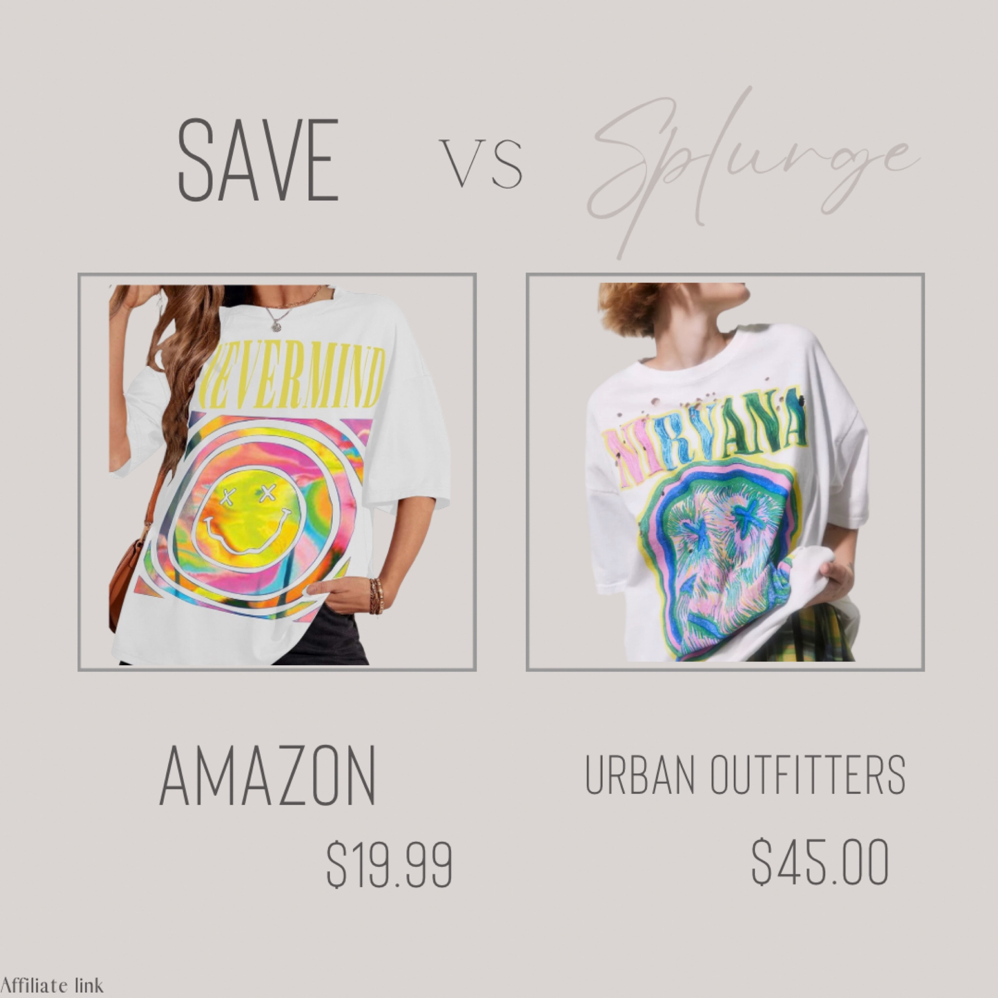 Save vs Splurge

Graphic tee, tee, tshirt, oversized tee, Amazon, Amazon finds, Urban Outfitters. 