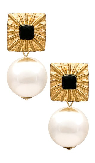 8 Other Reasons London Earrings in Metallic Gold. | Revolve Clothing (Global)