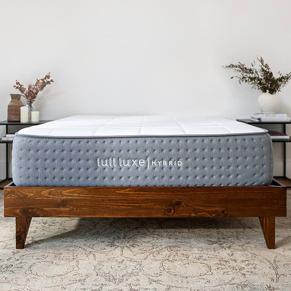 Lull The Luxe Hybrid Mattress in a Box - A Luxurious Combination of Premium Memory Foam and Individu | Amazon (US)