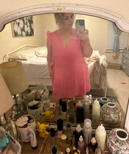 Ok, so bear with me. I realize the photo quality is atrocious- my mirror is from the 1940s and it’s aged a bit. But I was so excited about how flattering and well this Pink Lily romper fit that I had to immediately take a photo. When not many things fit my current body, it’s nice to know there ARE stores that carry clothes that will flatter a woman’s body, no matter the size. I’m currently a 10/12 in jeans and wearing a large in this romper. 



#LTKunder100 #LTKstyletip #LTKcurves