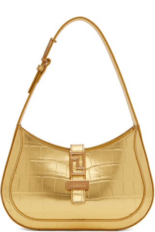 Gold Greca Goddess Small Bag | SSENSE