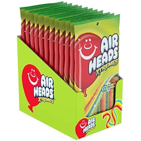 Airheads Extremes Sour Candy, Rainbow Berry, 2 Ounce (Pack of 4 Individual Packages) | Amazon (US)