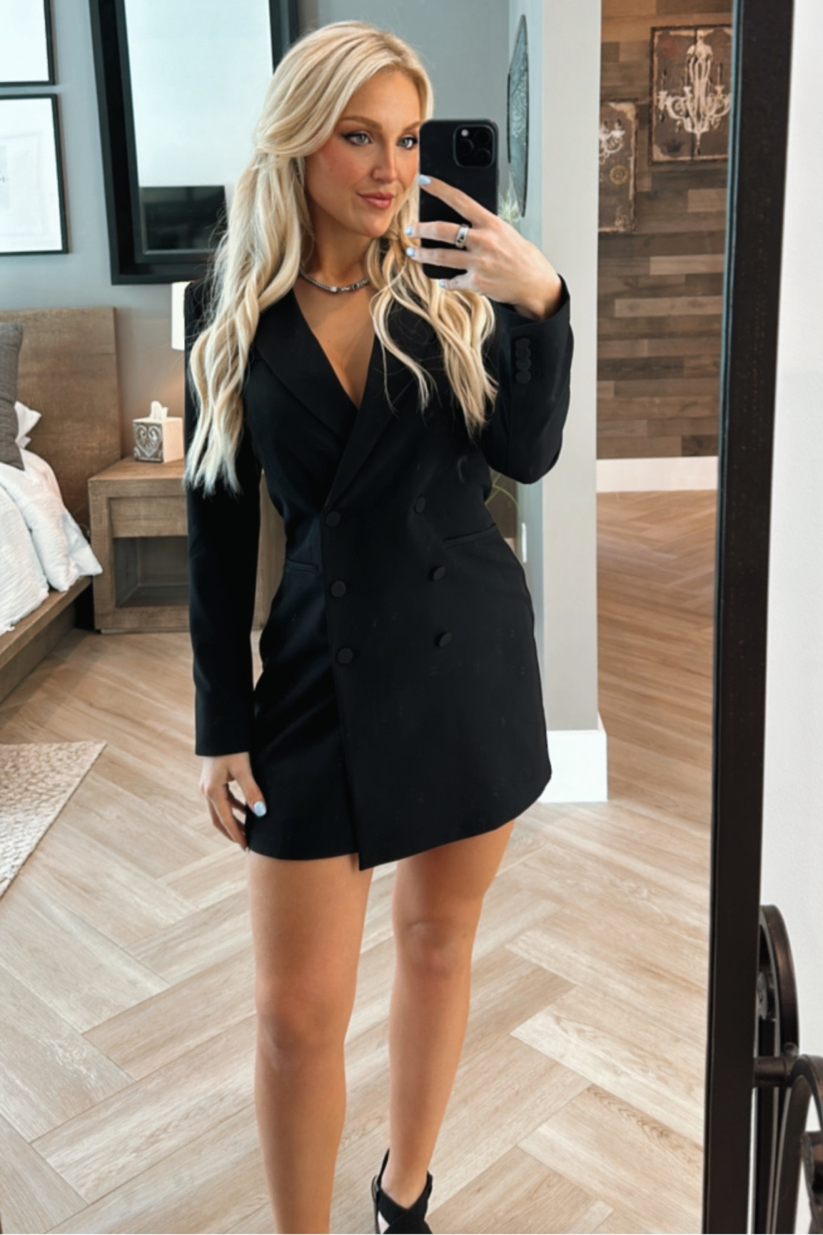 Blazer dress for the win🖤

#LTKworkwear #LTKstyletip #LTKfindsunder100