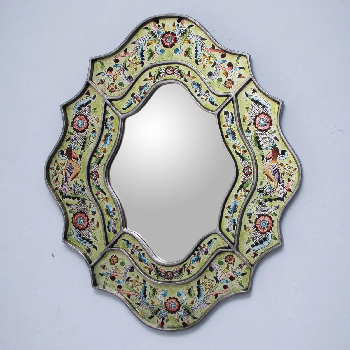 Ikra Wood Wall Mirror | Wayfair North America