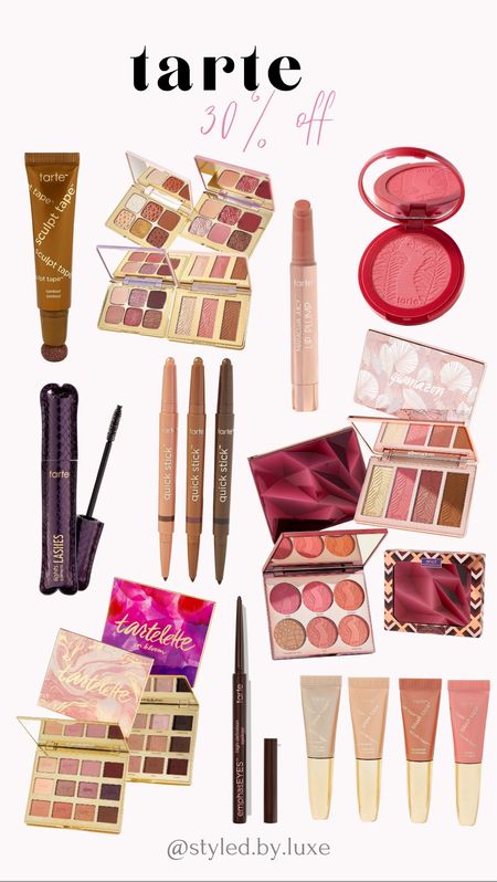 30% off at tarte!

Bronzer, mascara, eyeliner, blush, lipgloss, beauty sale, foundation, contourr

#LTKbeauty #LTKsalealert #LTKSeasonal