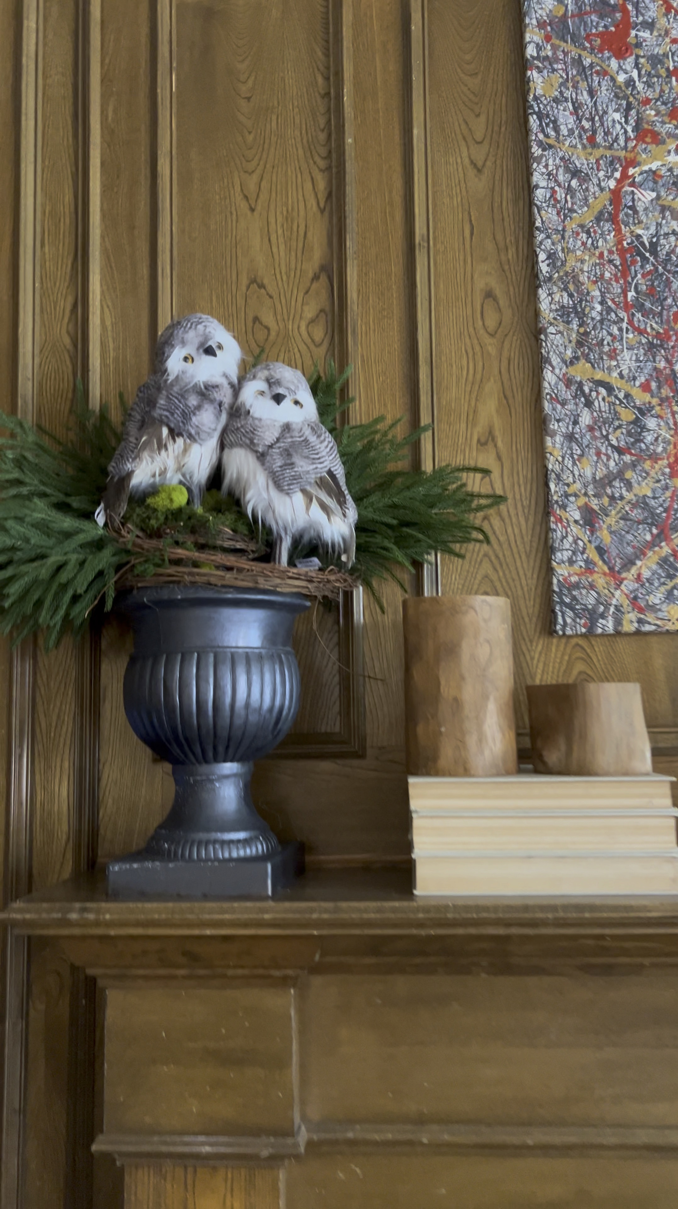I never put my owls away!  I use them at Christmas and all year long.  They are perfect Fall decor.  Also, new and very versatile are the Norfolk Pune picks I have under the owls.  I used them in a Christmas tree last year and then all year long on my mantel.  

#LTKHome #LTKStyleTip #LTKSeasonal