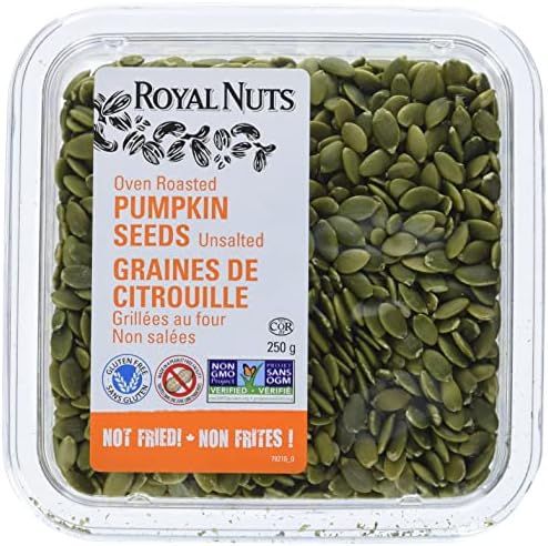 ROYAL NUTS Dry Roasted Shelled Pumpkin Seeds, 250 Grams | Amazon (CA)