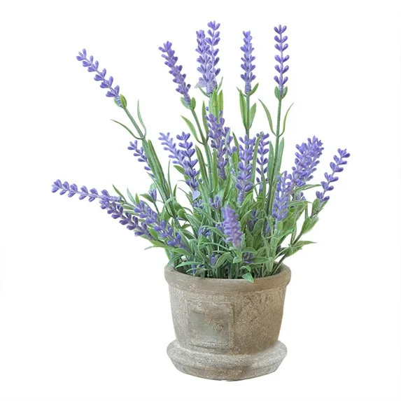 Artificial Lavender Arrangements, Lavender Bonsai in Pot, Small Decorative Lavender Plant, Potted... | Walmart (US)
