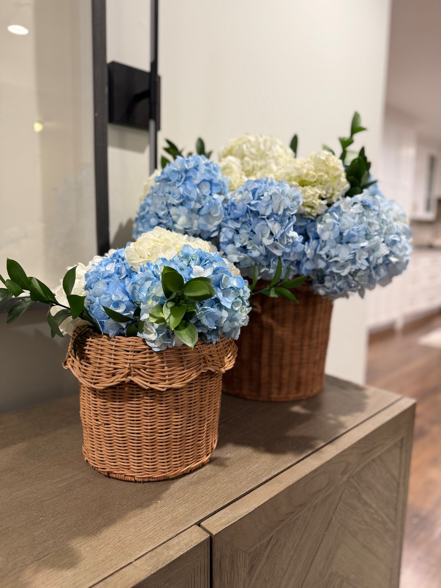 Baskets with lining so water can’t leak through! 

#LTKSeasonal