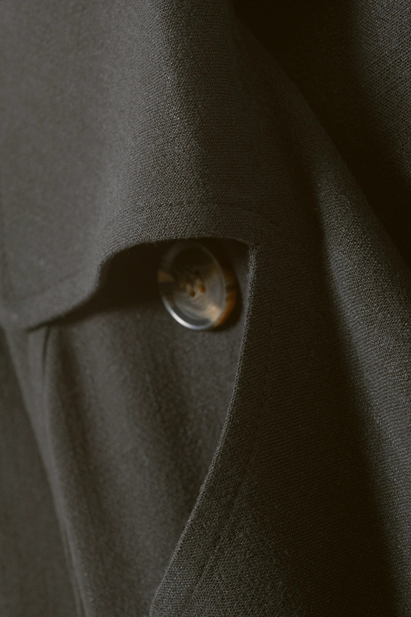 Julie Linen Mix Trench | Weekday