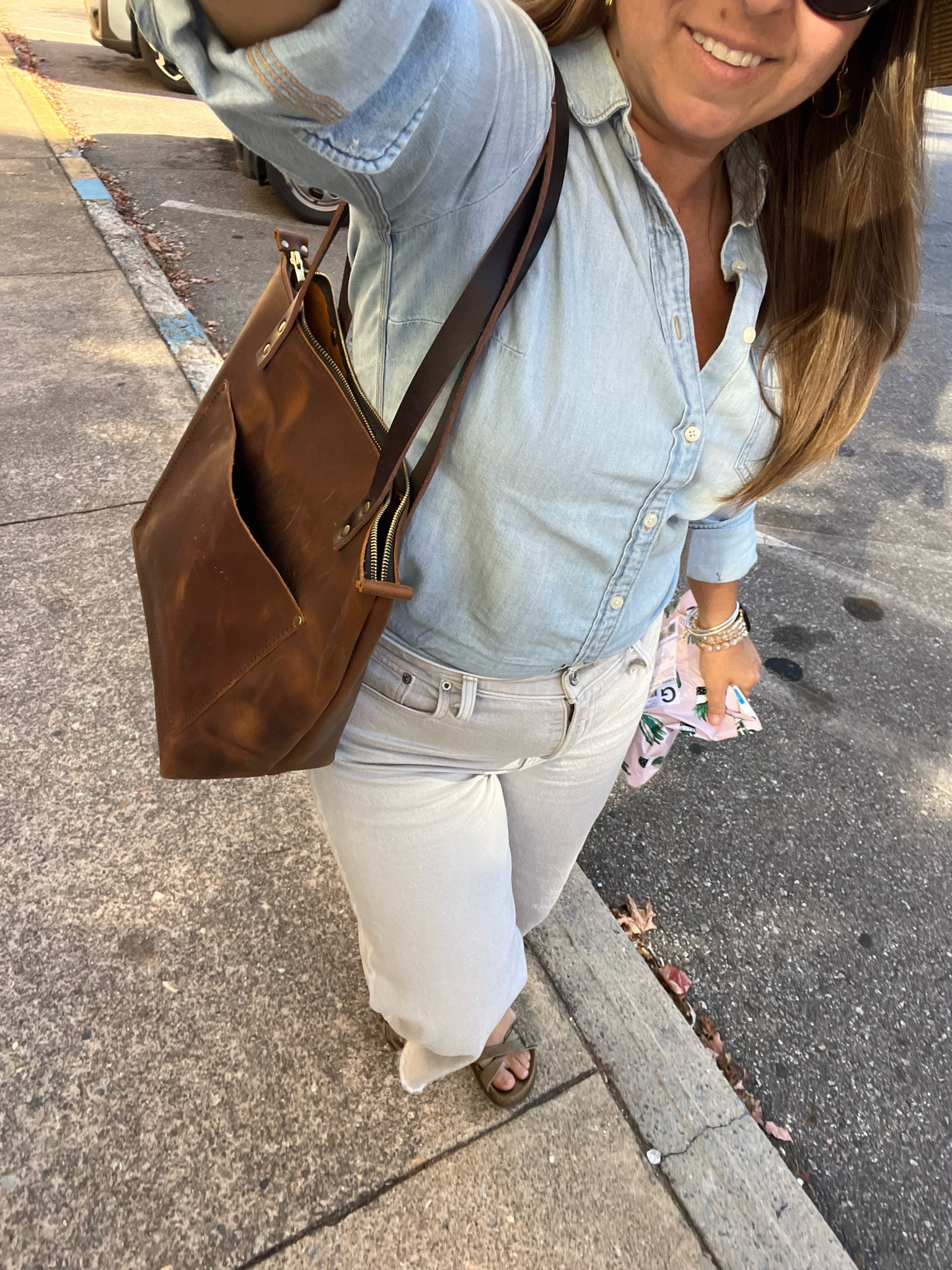 Love this muted color combo of grey and light denim. Great capsule wardrobe staples  

#LTKSaleAlert #LTKOver40