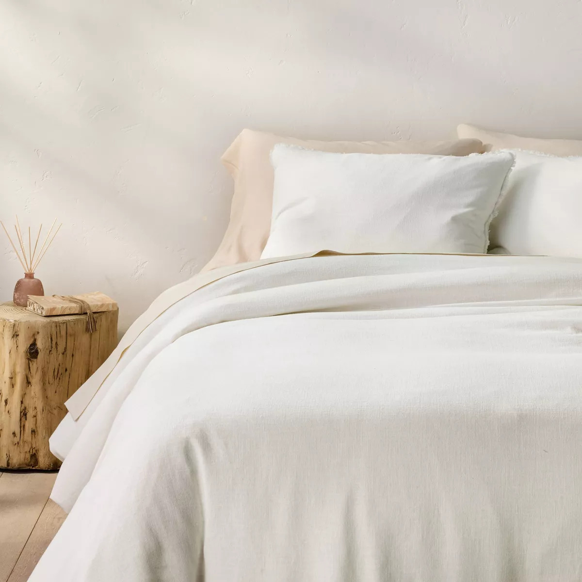 Heavyweight Linen Blend Duvet Cover & Pillow Sham Set - Casaluna™ | Target
