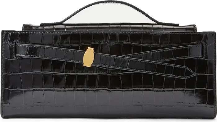 Dash Croc Embossed Leather Shoulder Bag | Nordstrom