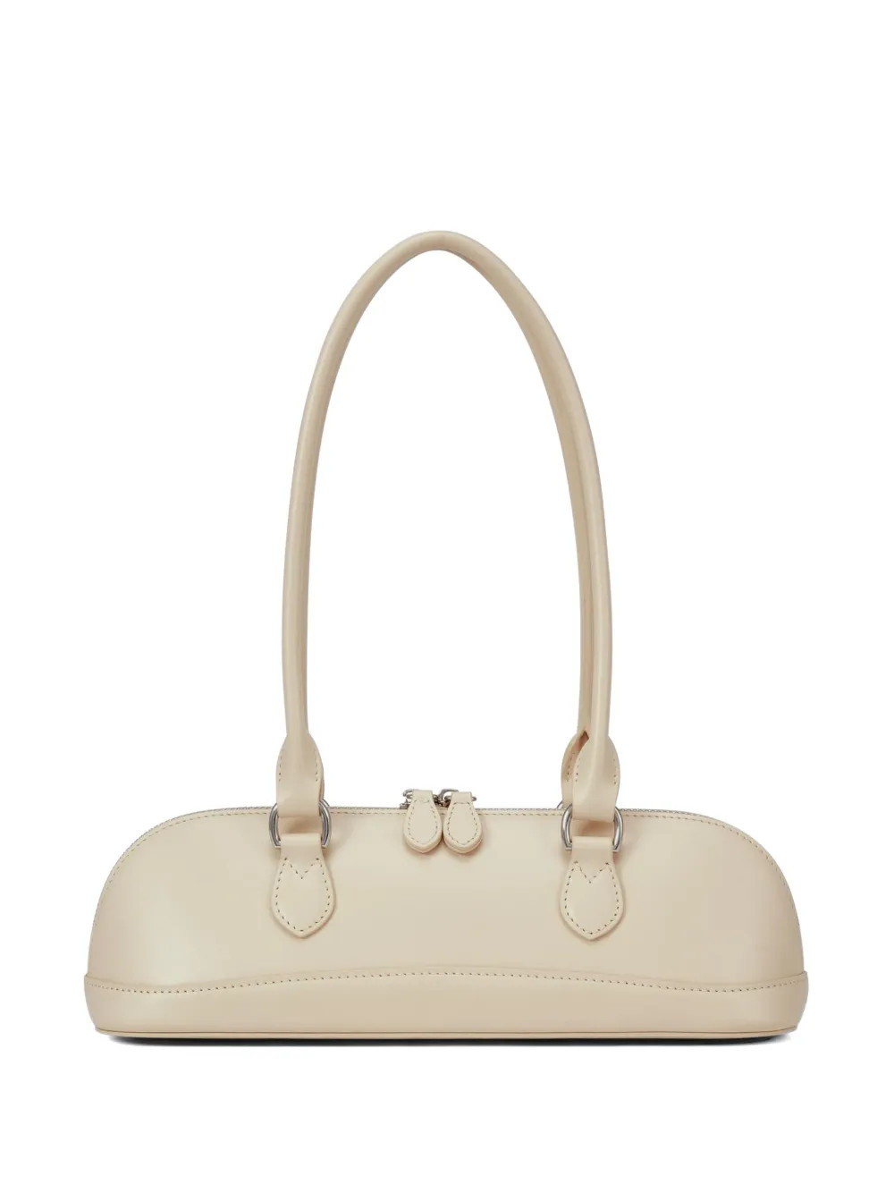 POTAMY Zip Leather Shoulder Bag | Nude | FARFETCH DE | Farfetch Global
