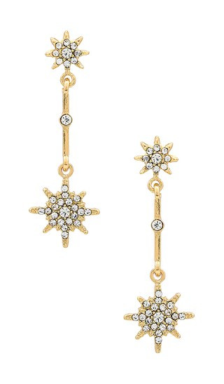 x REVOLVE Shine Bright Earrings in Gold | Revolve Clothing (Global)
