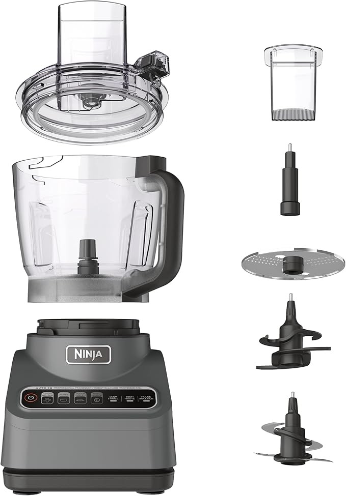 Ninja Food Processor, Professional Plus, 1000 Peak Watts, 4 Functions for Chopping, Slicing, Pure... | Amazon (US)