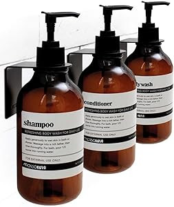 MaisoNovo Shampoo Dispenser for Shower Wall Mount - Drill Free Shampoo and Conditioner Dispenser ... | Amazon (US)