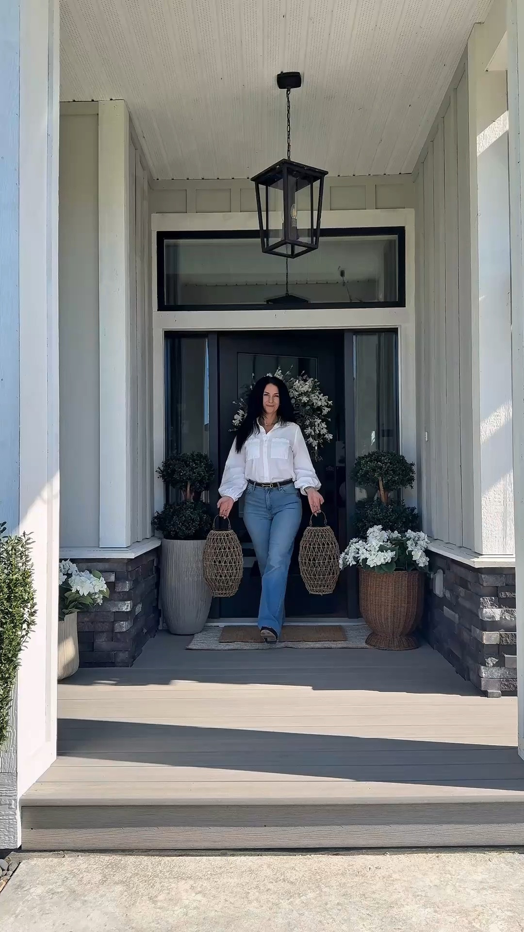 A new Target find! Solar powered lanterns.. these are so pretty! I’m ordering more😊
Two sizes available..These are the larger size. 
