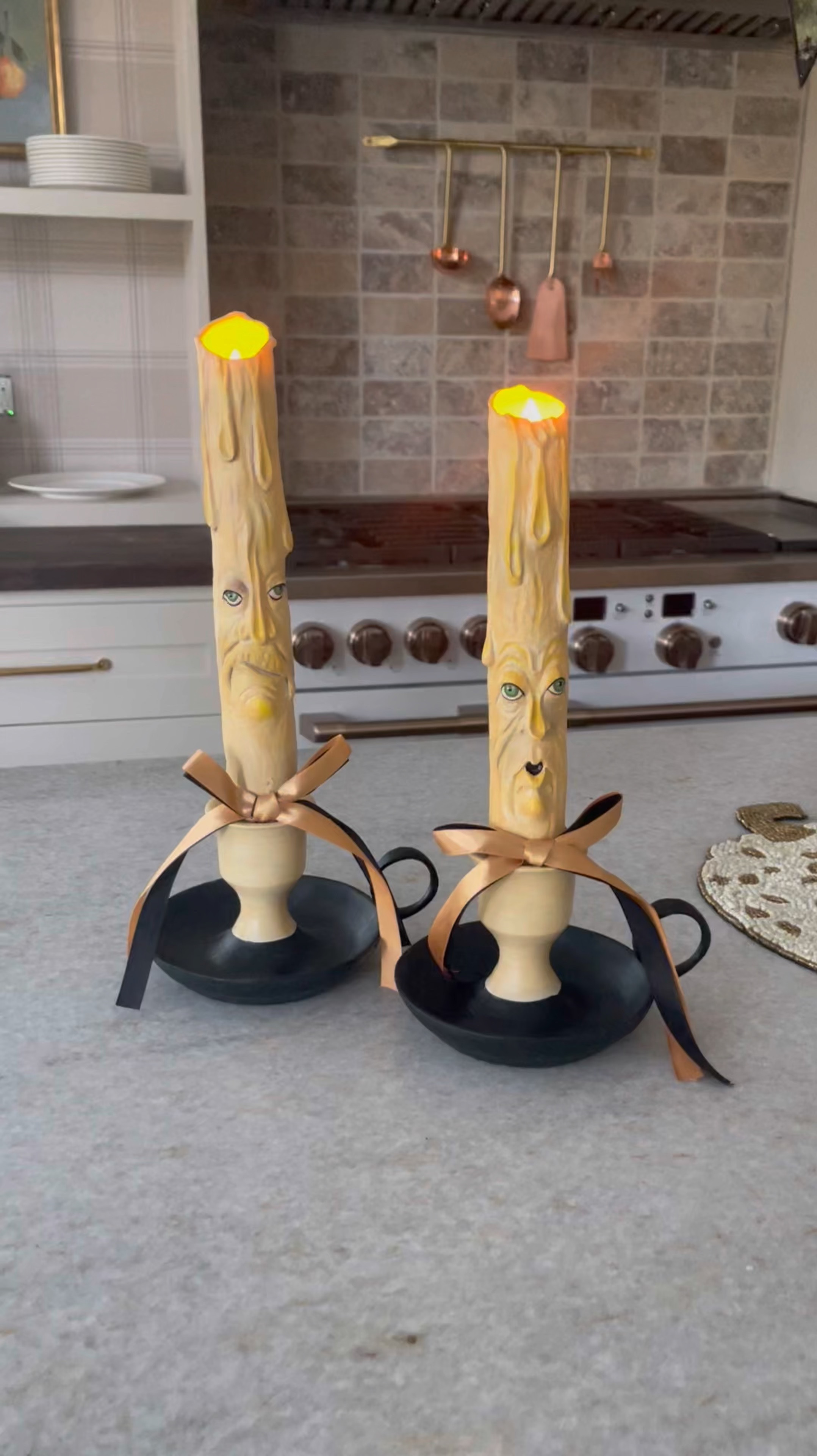 Frick and Frack candlesticks are two of my favorite Halloween decorations! I usually put them on my mantle but are very cute on any table or kitchen island. 

#LTKVideo #LTKStyleTip #LTKSeasonal