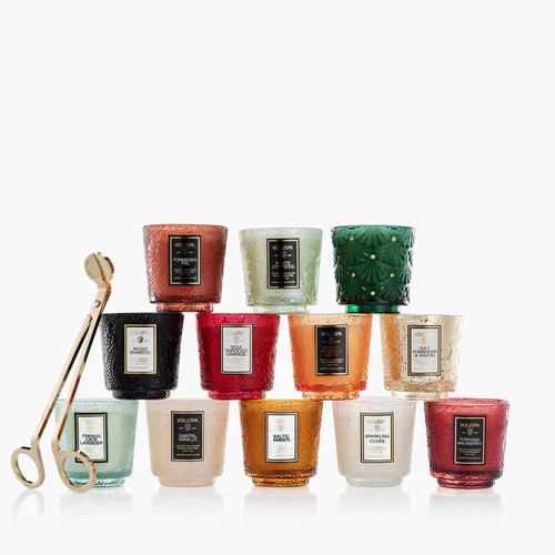 12 Day Advent Calendar - Petite Pedestal Candle Gift Set | Voluspa