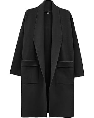 SuperPrity Womens Cardigan Sweater Fall Fashion 2024 Casual Oversized Knit Open Front Long Coatig... | Amazon (US)
