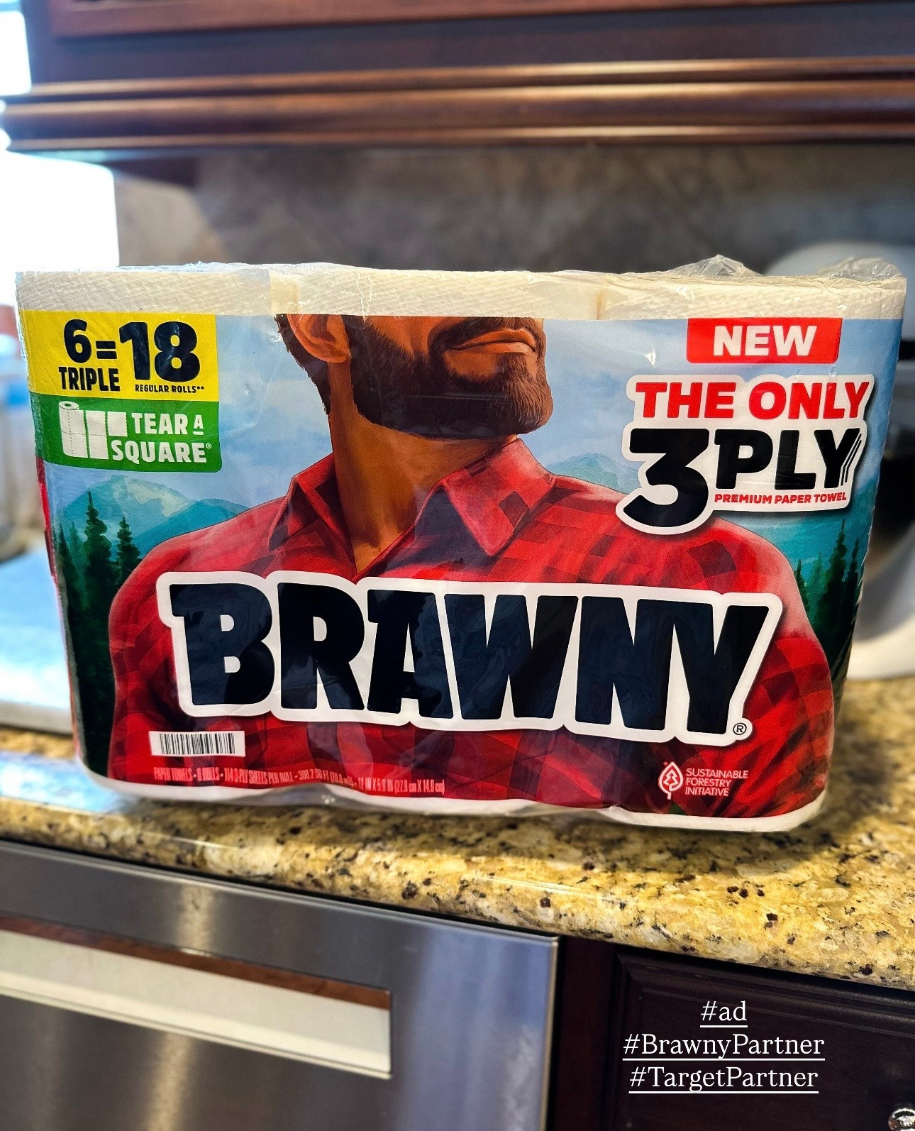 #AD As a mom of four little kids, we go through a LOT of paper towels in our home because we make a LOT of messes. That’s why I rely on the new Brawny® 3-Ply paper towels. @brawnybrand is the first and only 3-Ply paper premium paper towel to help you tackle messes with confidence, and it is the strongest paper towel vs national branded retail paper towels! I love that their Tear-A-Square® paper towels tear into a rectangle or a small square, so you can choose the right size paper towel for your needs. Don’t forget  to add a package to your next @Target order! #SummonTheStrongest #BrawnyPartner #TargetPartner #Target #TargetStyle 


#LTKFamily #LTKFindsUnder50 #LTKHome